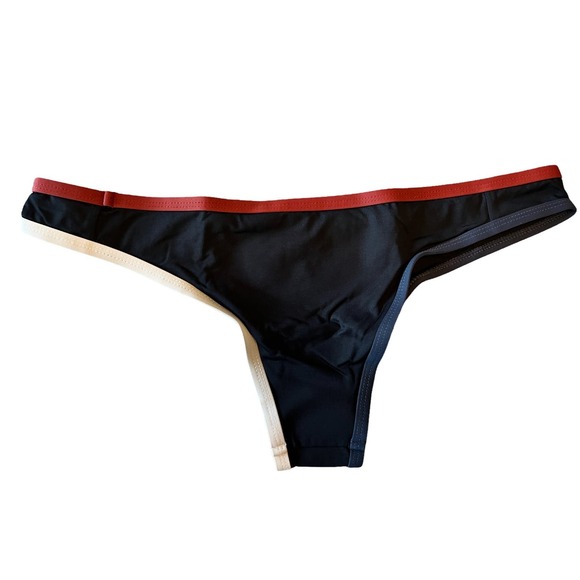 TAVIK Bikini Set Jett Top Jayden Bottom ColorBlock Black Swim Large NWT - Picture 13 of 14